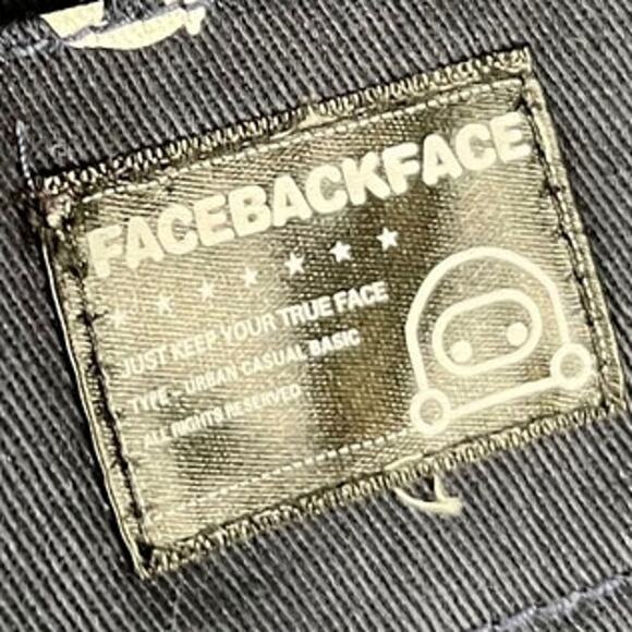 Facebackface Women's Capri Pants Navy Blue Anchor Print Nautical Cropped NWT XS - Picture 5 of 10